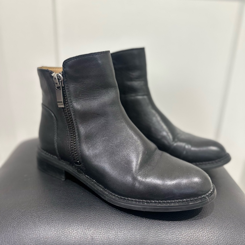 Franco Sarto Black Ankle Boots